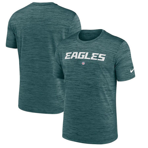 Men's Philadelphia Eagles Green elocity Performance T-Shirt